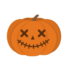 Halloween Emoticon Pumpkin