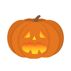 Halloween Emoticon Pumpkin