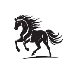 Horse Silhouette Logo Design