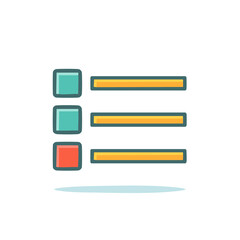 Task List or Survey Checklist Vector Icon for Web and App Interface Design