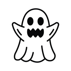 Take your hands on this creative icon of ghost in modern style