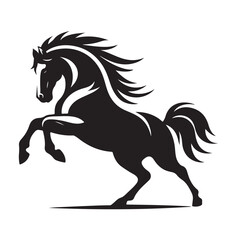 Horse Silhouette Logo Design
