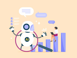 Working with artificial intelligence, technology supports and analyzes to help the work succeed