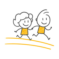 The Dynamic and Energetic Journey of Business Partners Steadfastly Progressing Towards Common Goals.