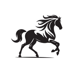 Horse Silhouette Logo Design