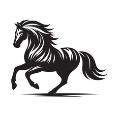 Horse Silhouette Logo Design