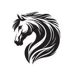 Horse Silhouette Logo Design
