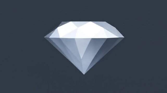 Shining diamond illustration on dark background for luxury design