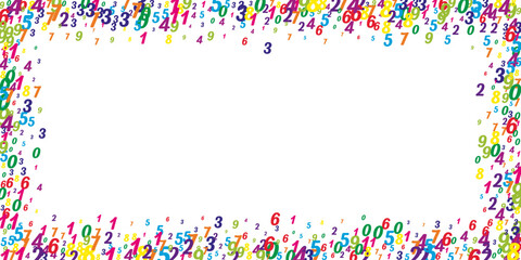 Concept of school background. Colorful childish