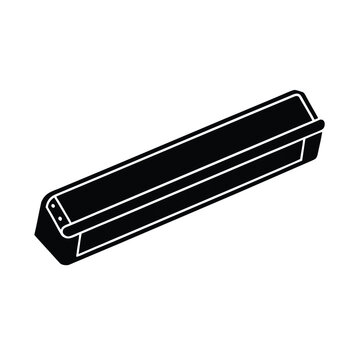 black harmonica musical instrument clip art preview