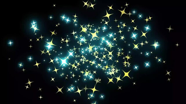 glitter sparkle shine stars trail burst, white twinkling particles animation, magic dust glow sparkle effect, fairy dust transition seamless loop 4k