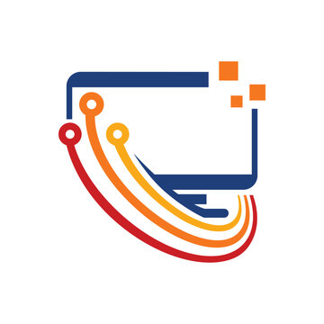 developer abstract logo modern style