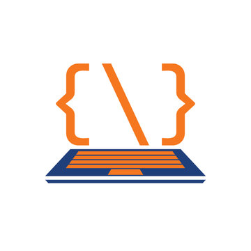 developer abstract logo modern style