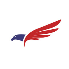 eagle abstract logo modern style
