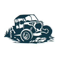 quad abstract logo modern style