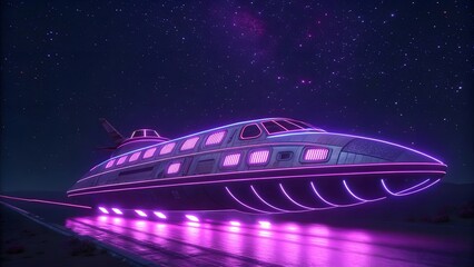 space shuttle Neon launch