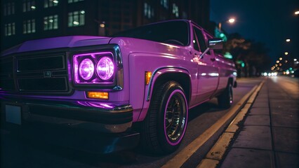 car in night