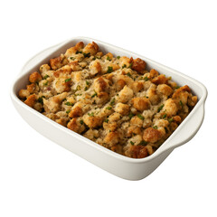 Fototapeta premium Real photo of stuffing dish focus with transparent background