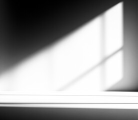 Realistic Window Shadow on Transparent Background	