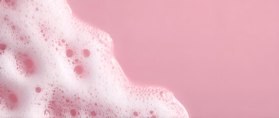 Fototapeta premium Delicate pink bubbles creating a soothing and calming atmosphere.