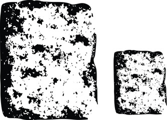 Stone with halftone stipple effect Grunge isolate texture perfect for urban design vector illustration. rock elements, textured stone, transparent backgrounds, abstract rock textures, nature stone