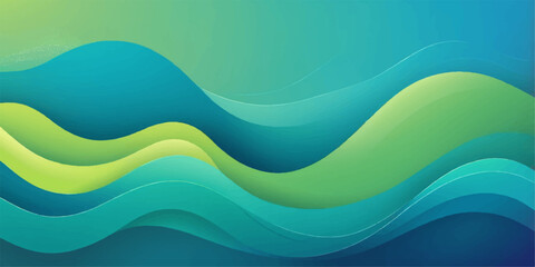 Colorful abstract blue wave background design