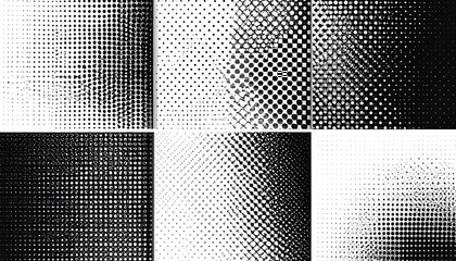 Abstract halftone patterns