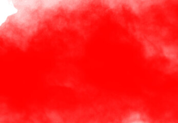 red smoke cloud fog dust isolated on transparent background. Colorful smoke smog misty fog steam explosion special effect. Smoke texture for Compositing, covering, overlay, design elements, PNG