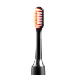 High-tech electric toothbrush designed for effective oral hygiene with sleek design and advanced cleaning technology.