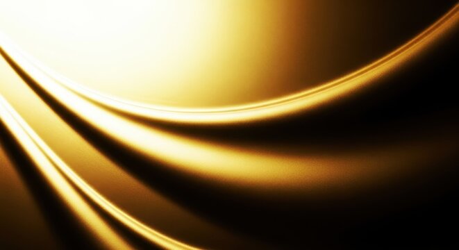 Elegant golden wave background with a luxurious and smooth texture, ideal for adding a touch of sophistication