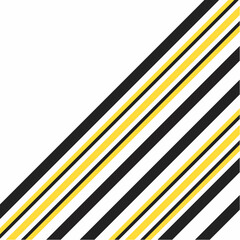 Black and yellow warning line striped rectangular background, yellow and black stripes on the diagonal