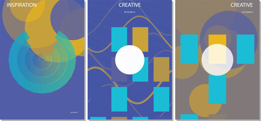 Dynamic Colorful Abstract Vector Poster and Flyer Background Layout Design for Creative Marketing Campaign Materials