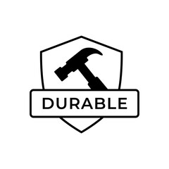 Shield and Hammer Protection Badge