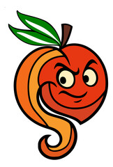 funky fruit illustration