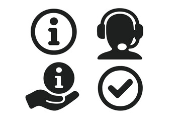 Timer icon silhouette style, stopwatch symbol vector, simple cartoon illustration with transparent background, modern timekeeping design, ordered set for digital use