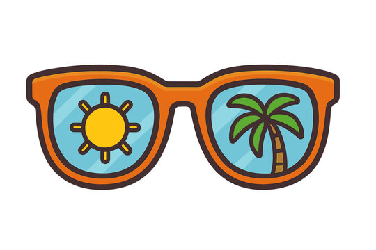sunglasses clipart easy