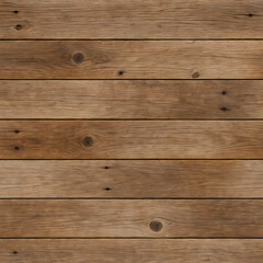 Obraz premium Seamless Rustic Brown Wood Plank Texture | Vintage Timber Surface Background