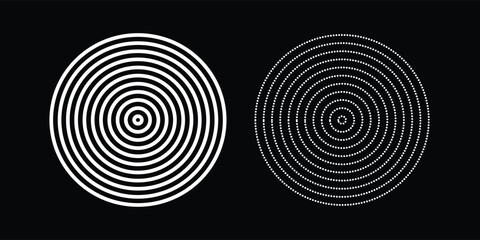 Halftone dots in circle form. round logo . vector dotted frame . design element arts  texture or element for graphic design simple