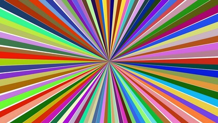Colorful burst abstract background with a radial pattern of lines