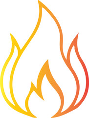Fire Flame Icons Set – Burning Symbol Collection