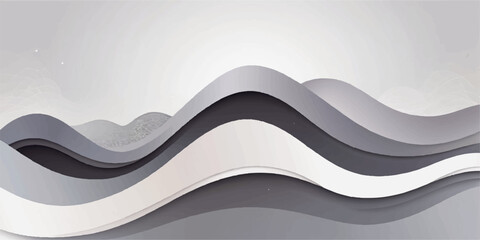 Abstract wavy lines design with colorful curve pattern vector illustration for web banner template background