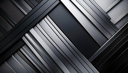 Obraz premium Abstract Geometric Metallic Texture Background Steel Plates and Modern Design