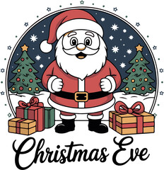 Christmas Eve T-shirt design