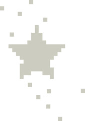 Y2k Pixelated Star