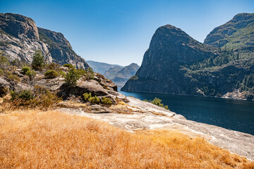 Obraz premium Hetch Hetchy reservoir Yosemite
