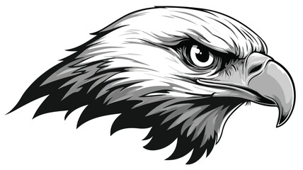 Majestic Eagle Hawk Head Logo Mascot Design Vector for Marketing Campaigns