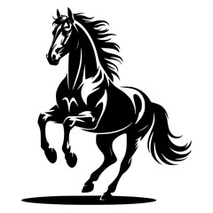 Obraz premium horse silhouette vector