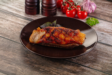 Roasted duck breast fillet meat