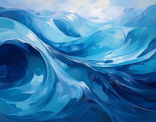 abstract blue water background