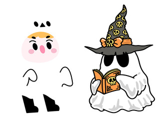 funny cartoon cats hellowin